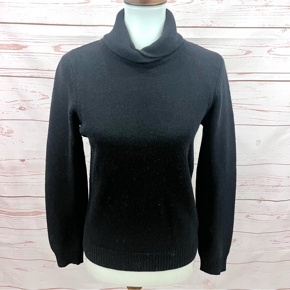 Vintage Ralph Lauren Merino Wool Cashmere Angora Blend Shawl Collar Sweater